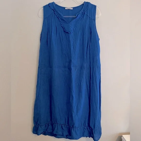 Elena Baldi | Dresses | Elena Baldi L Made Im Italy Luxurious Linen |  Poshmark